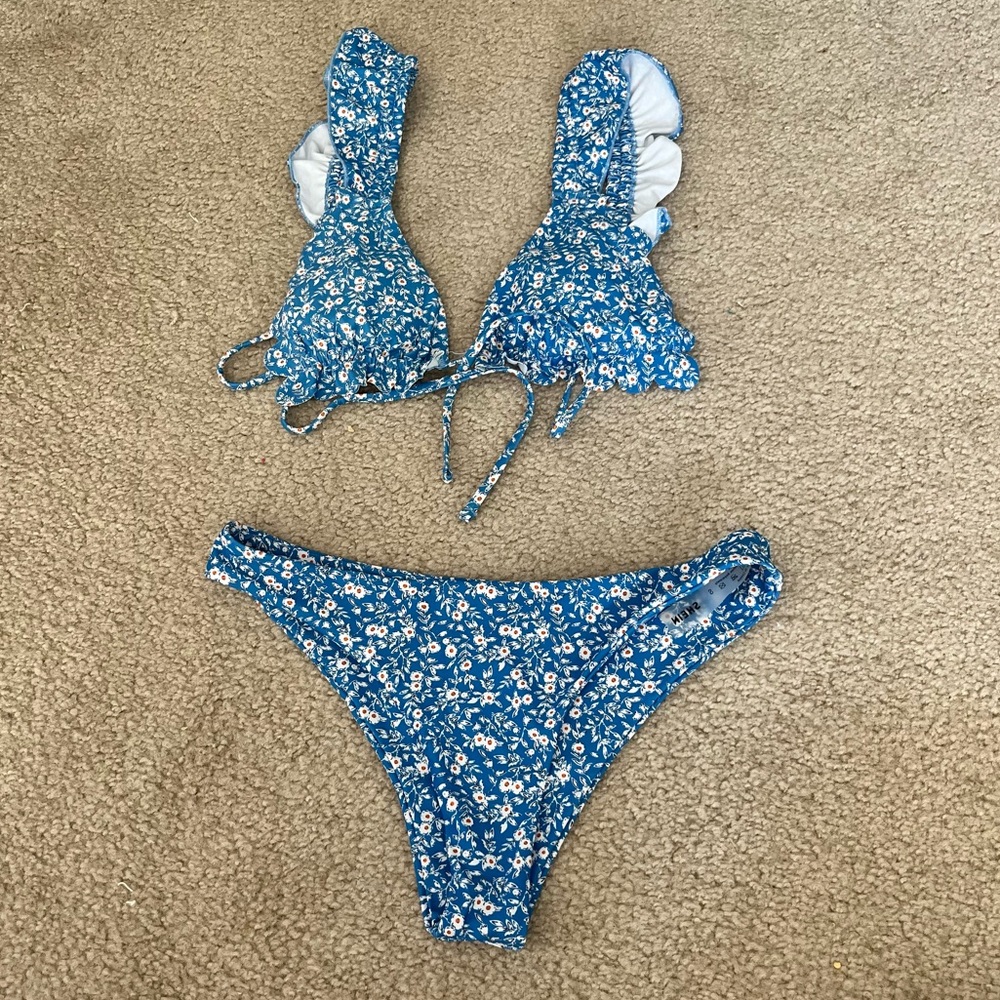 ♥️4/$30 Cute scalloped edge shein bikini